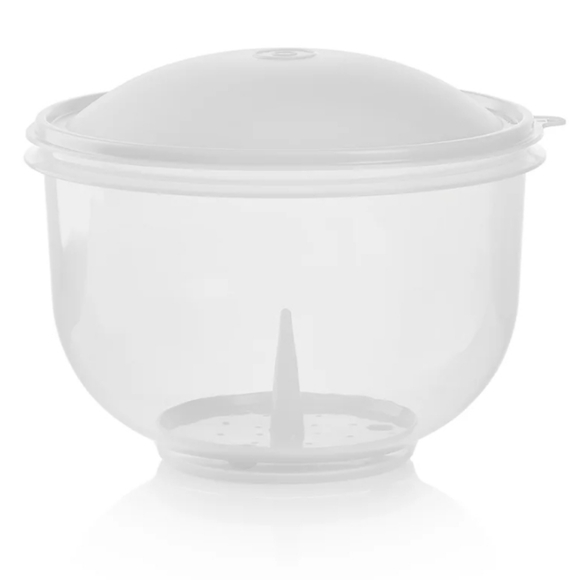 Tupperware Super Crisp It Lettuce Keeper Container Bowl White Seal Crispy Fresh! - Picture 1 of 12
